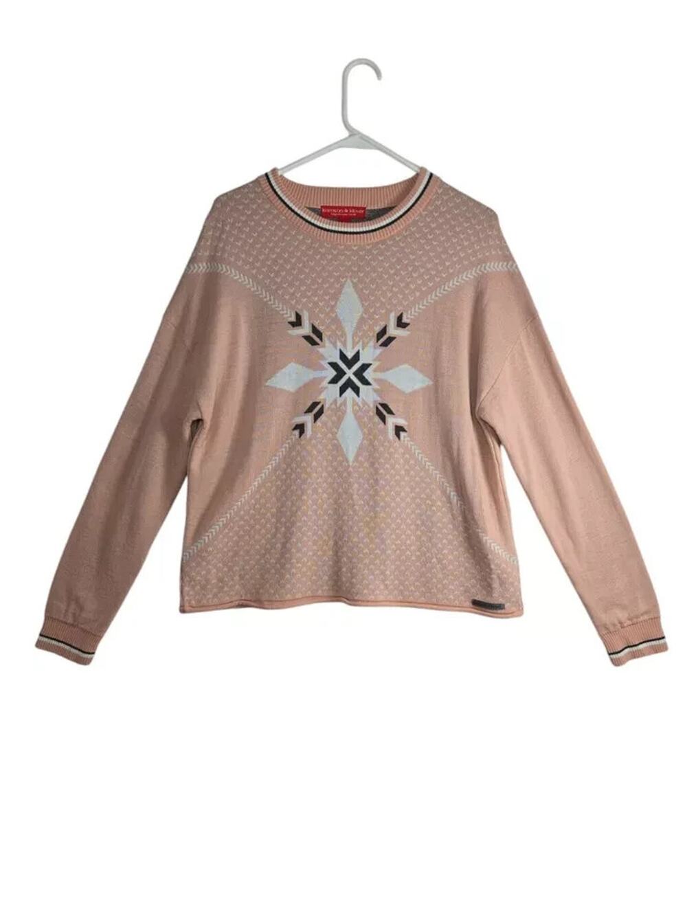 Krimson Klover Christmas Women's Nico Pullover Wool Blend Sweater Size L Large